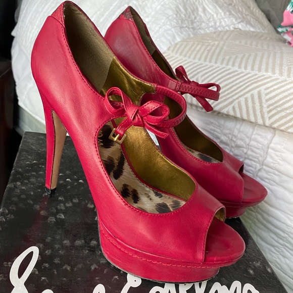 Sam Edelman Mary Jane heels RARE - Picture 2 of 6
